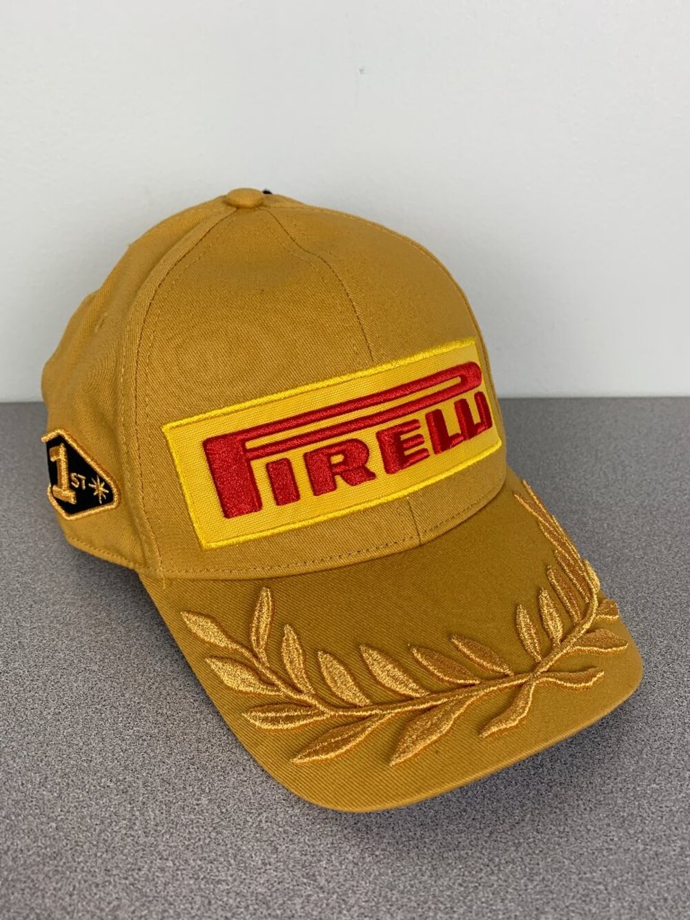 Pirelli Podium Cap Las Vegas 2025 F1 Gold Leaf Emboidered Hat NWT